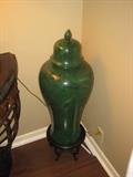 Large Malachite Urn