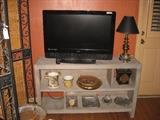 Modern TV stand, flat screen TV