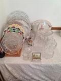 American Ware, Crystal platters, Bowls, Vases