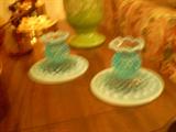 Fenton candle holders