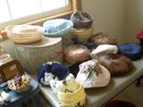 Vintage hats and boxes