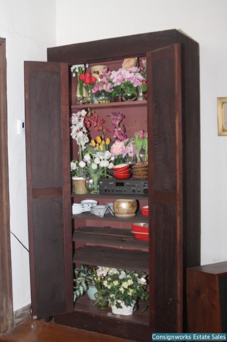 Silk floral arrangements and supplies