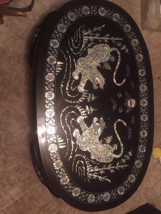 Asian abalone tiger table