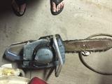 Large heavy chain saw... One of two chainsaws for sale