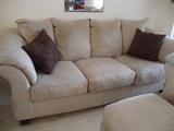 Microfiber Sofa, Love Seat, Ottoman