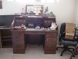 Old roll top desk