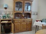 Oak China Hutch