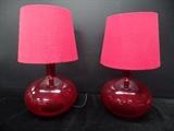 Two Red ‘Ikea’ Lamps                                              www.CTOnlineAuctions.com/SandhillsNC