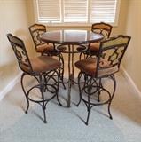 Bar Table and Four Chairs                                          www.CTOnlineAuctions.com/SandhillsNC