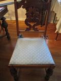 one of the dining room chairs