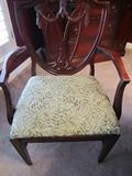 dining room chairs 4 and 2 arm
