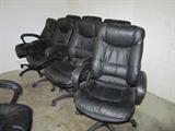 several desk chairs