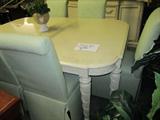 table and 6 chairs and buffet