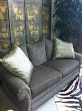 VERY NICE SOFA BY SHERRIL AND ZEBRA RUG