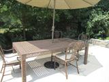 PATIO TABLE WITH 6 CHAIRS FROM SUMMER CLASSICS