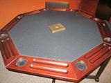 POKER TABLE AND 4 CHAIRS