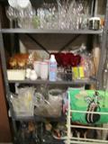 kitchen items and glassware