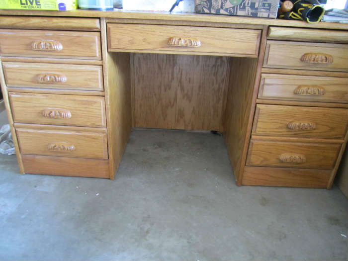 Oak desk