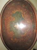 antique painted lady table