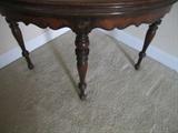 base of antique lady table
