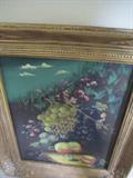 Art in a very nice frame. Heavy