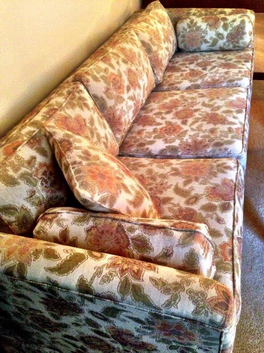 A Three Cushion Bel-Main Upholstered Sofa...