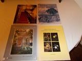 LOUISIANA Books - Top Left: The Majesty of the Garden District (Paul & Lee Malone); Top Right: Green Fields - 200 Years of Louisiana Sugar; Bottom Left: Houses of New Orleans (Mex Caemmerer); Bottom right: Jewels in the Landscape - A Celebration of Louisiana's Wildflowers
