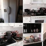 Refridgerator, Cookware, Dish sets, china