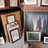 Framed Artwork, Prints, Oil on Canvas