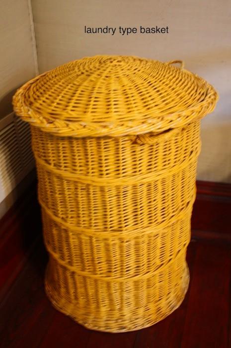 large wicker basket