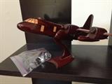 Wooden plane model