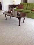 Queen Anne Oval Coffee Table
