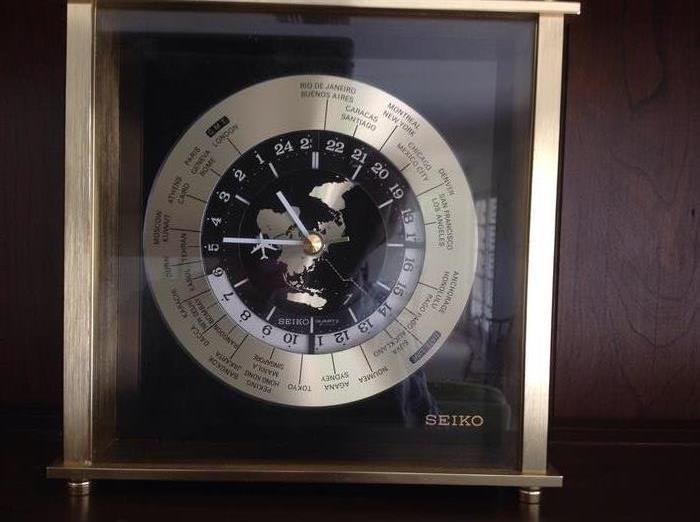 Vintage Seiko World Time Clock