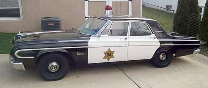 8PM: 1964 Plymouth Belvedere Police Car