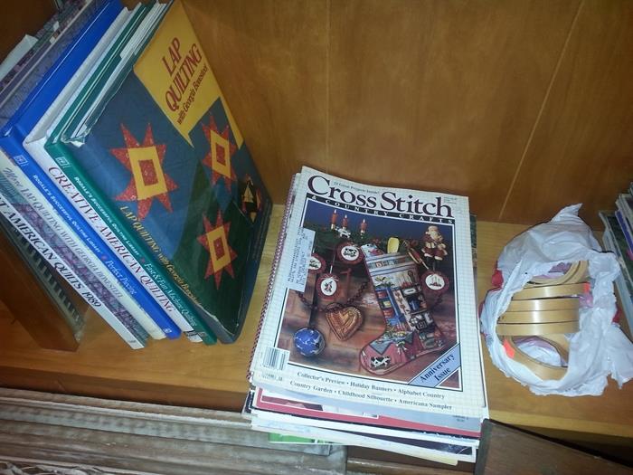 Cross Stitch patterns and quilting books