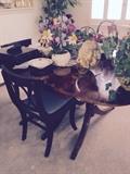 DINING ROOM SET  WITH DROP LEAF TABLE