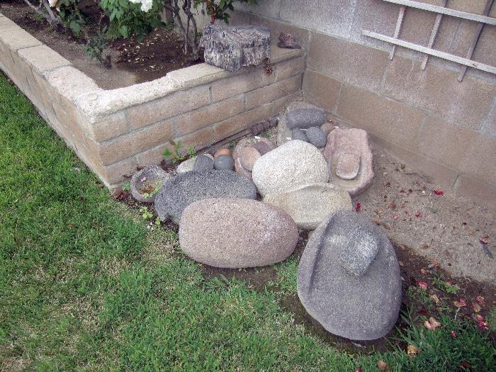 Indian grinding stones