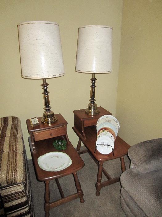 Maple side tables
