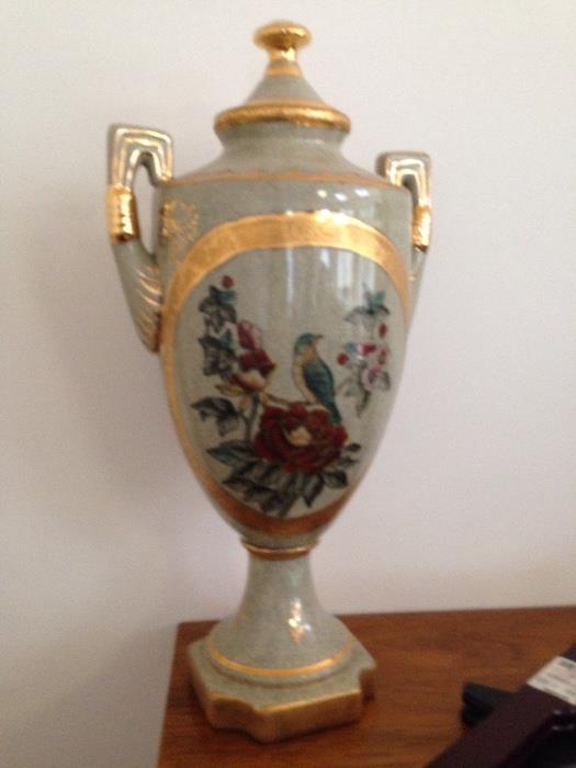 Decorative floral jug vase