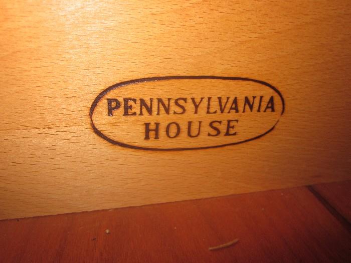 Pennsylvania House, Drop leaf table, matching hutch