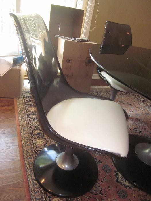Tulip Table, Tulip Chairs, Mid century modern, Chrome Craft