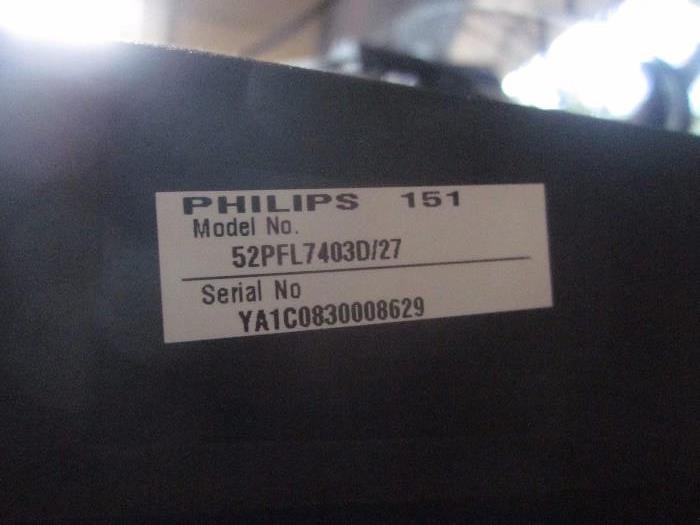 Phillips TV, Model 52PFL7403D/27