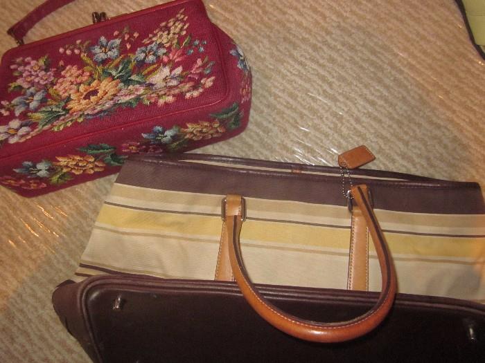 Coach bag, Tapestry bag