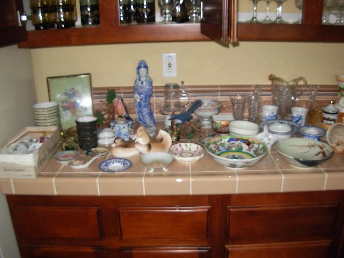 Lots of Asian porcelain and collectibles...all 50% OFF