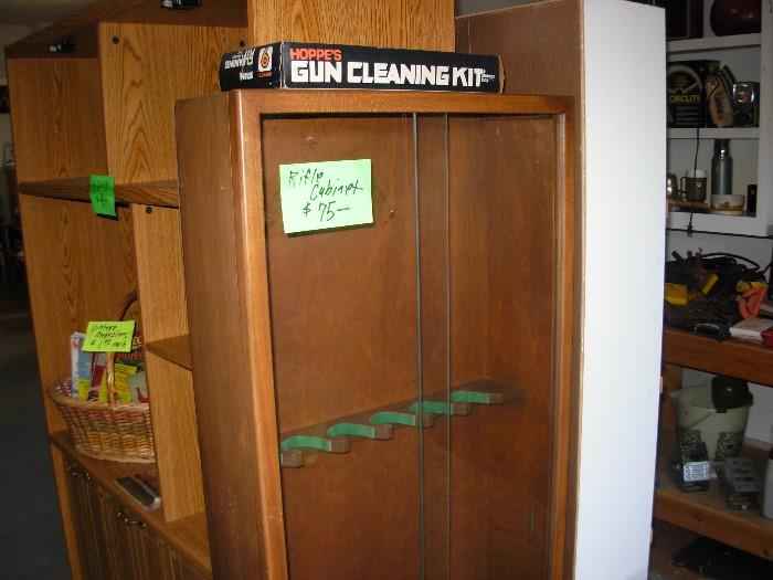 Rifle cabinet $75..now $37.50