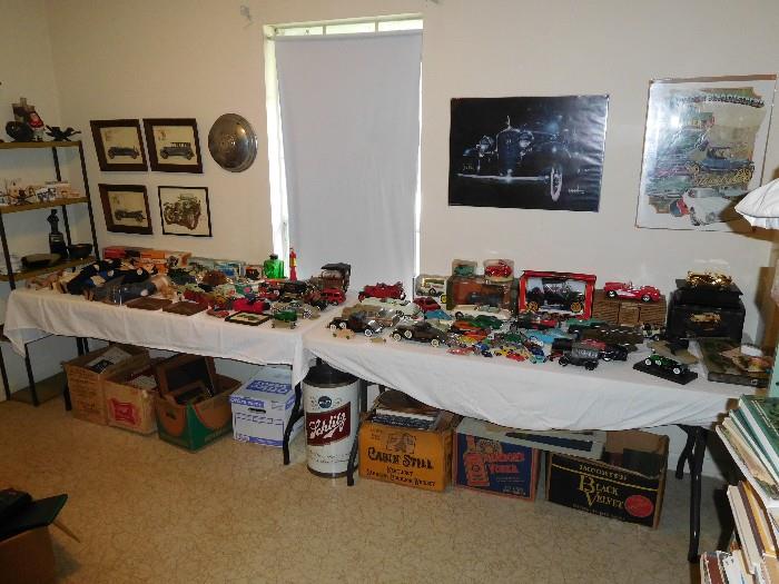 Antique and vintage toy and model car collection