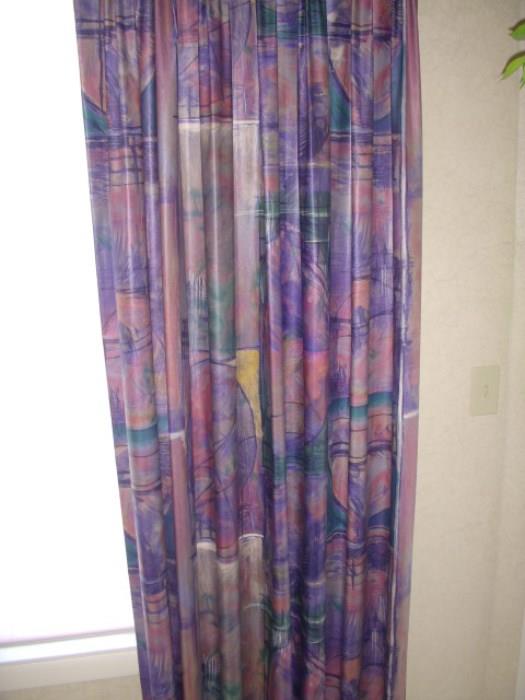 Silk curtain panels......8 panels available
