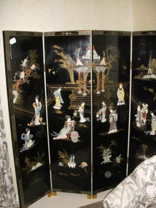 4-panel folding screen purchased in China