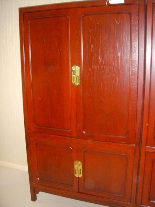 TV Armoire with doors closed