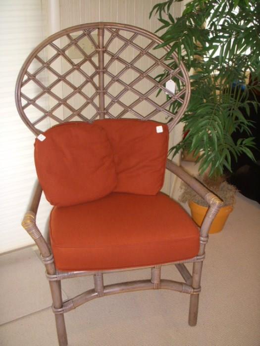 Bamboo 'Peacock' chair